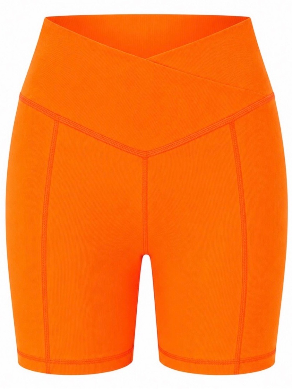 Wilo High-Rise Orange Shorts